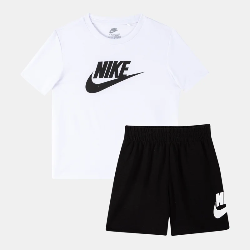 نايكي Kids' Club T-Shirt And Shorts Set